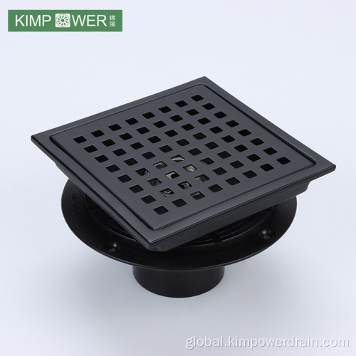 Shower Drain Base Stainless steel 304 square shower floor grate drain Manufactory